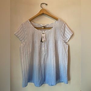 NWT Christopher & Banks Ombré Top size large